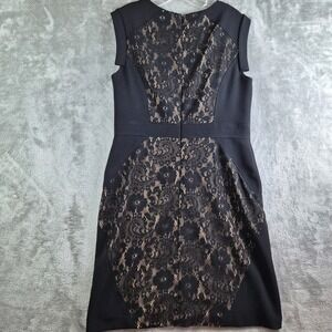 Blue Bell Midi Dress Womens Black Spaghetti‎ Dress Lace Hem Bodycon Sexy Flirty